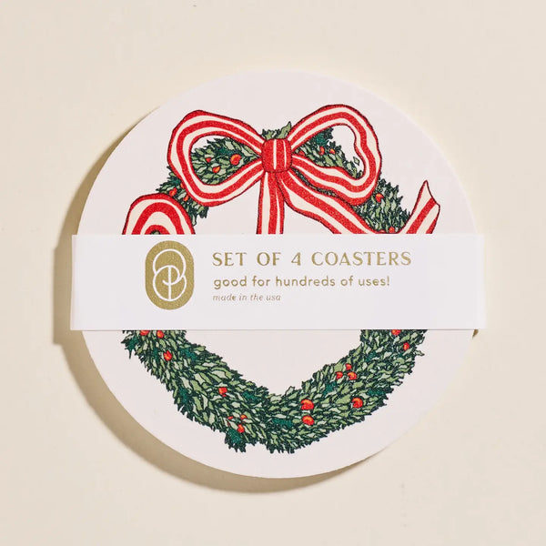 Holiday Wreath Coasters