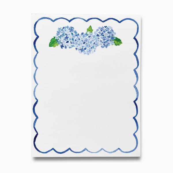 Hydrangea Notepad