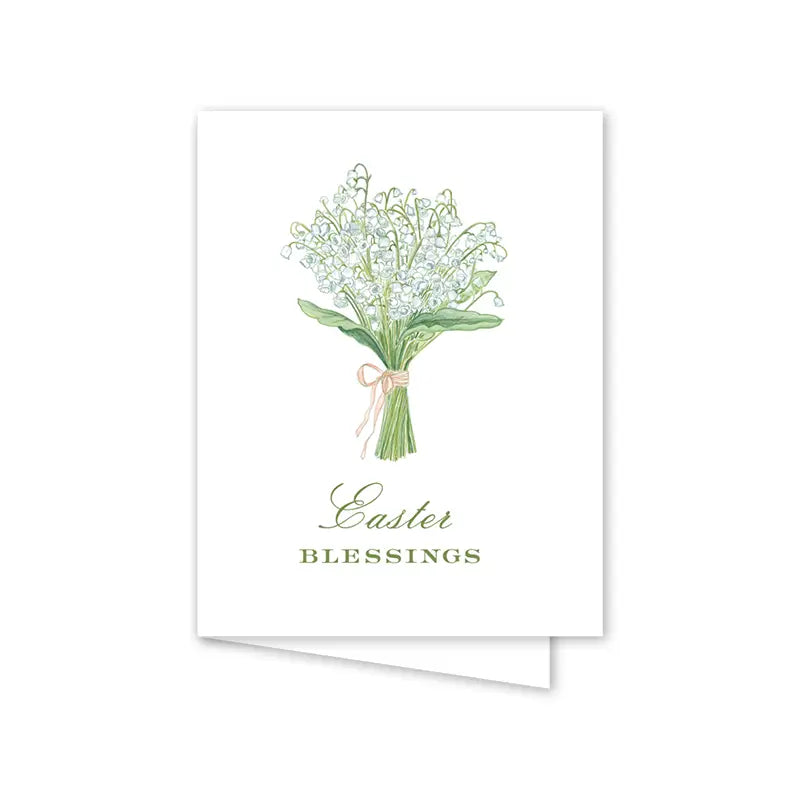 Lily of the Valley Easter Greeting Card