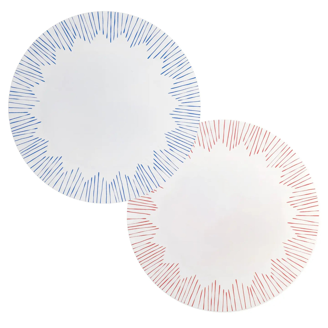 Red and Blue Star Bright Paper Placemats