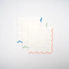 Scallop Beverage Napkins