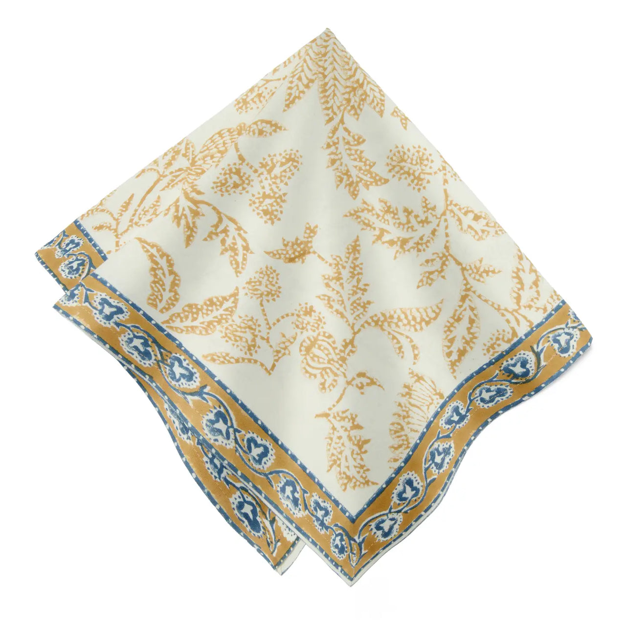 Chloe Blue and Brown Dinner Napkins