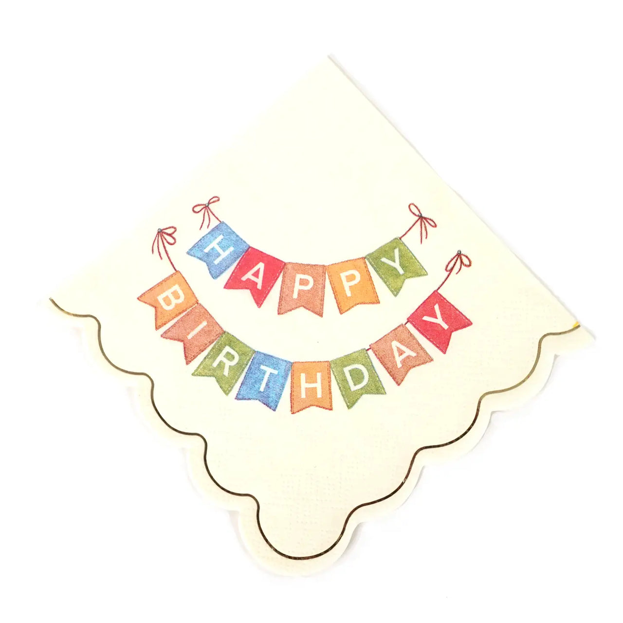 Happy Birthday Paper Cocktail Napkins