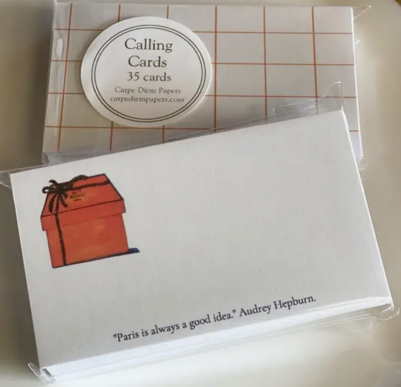 Hermes Box Calling Cards