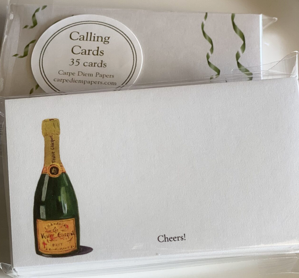 Champagne Calling Cards
