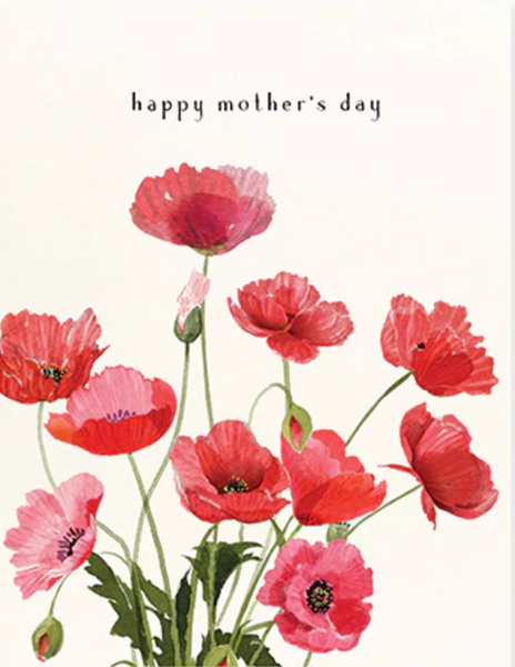 Poppies Mother's Day Greeting Card