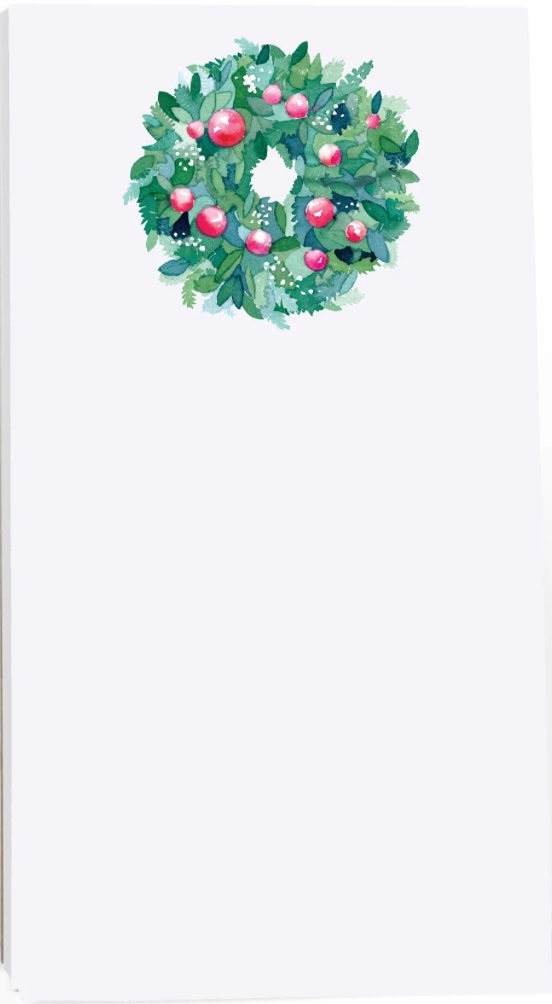 Comfort and Joy Wreath Notepad