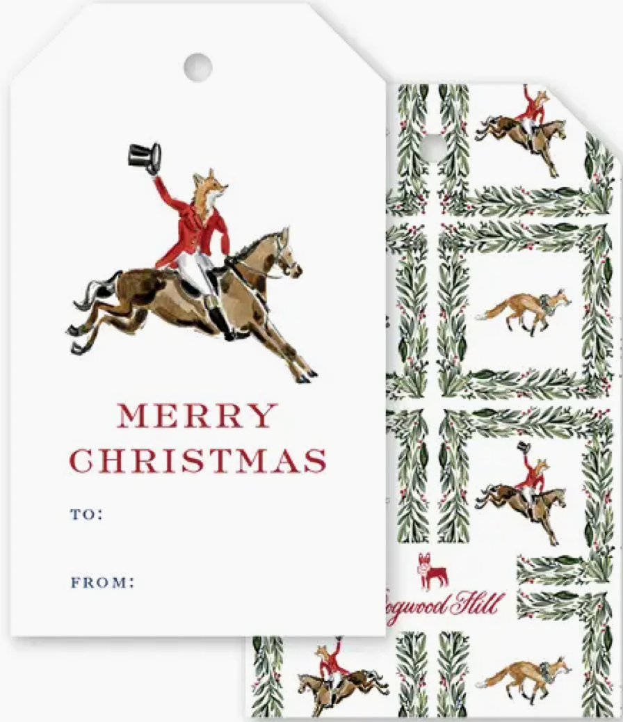 Fox Chase Gift Tags