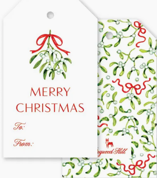 Isla Bahia Mistletoe Gift Tags