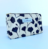 Lilibridge Navy Gingko Makeup Bag