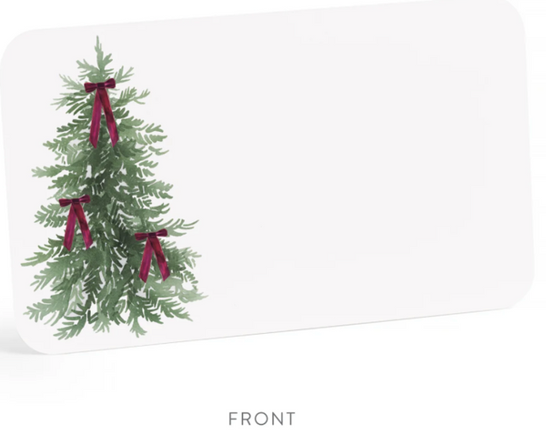 Velvet Bow Tree Christmas Little Notes