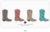 Cowboy Boot Little Notes