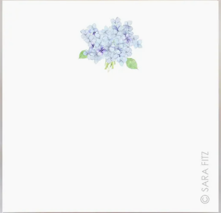 Hydrangea Notelets