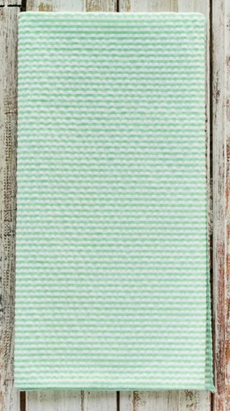 Green Seersucker Dinner Napkin Set
