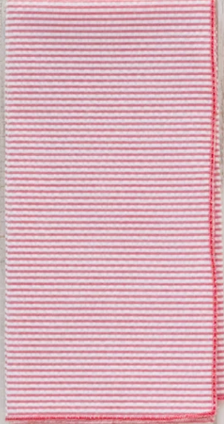 Red Seersucker Dinner Napkin Set