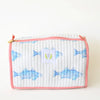 Blue Fish Cosmetic Bag