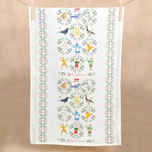 12 Days of Christmas Kitchen Towel