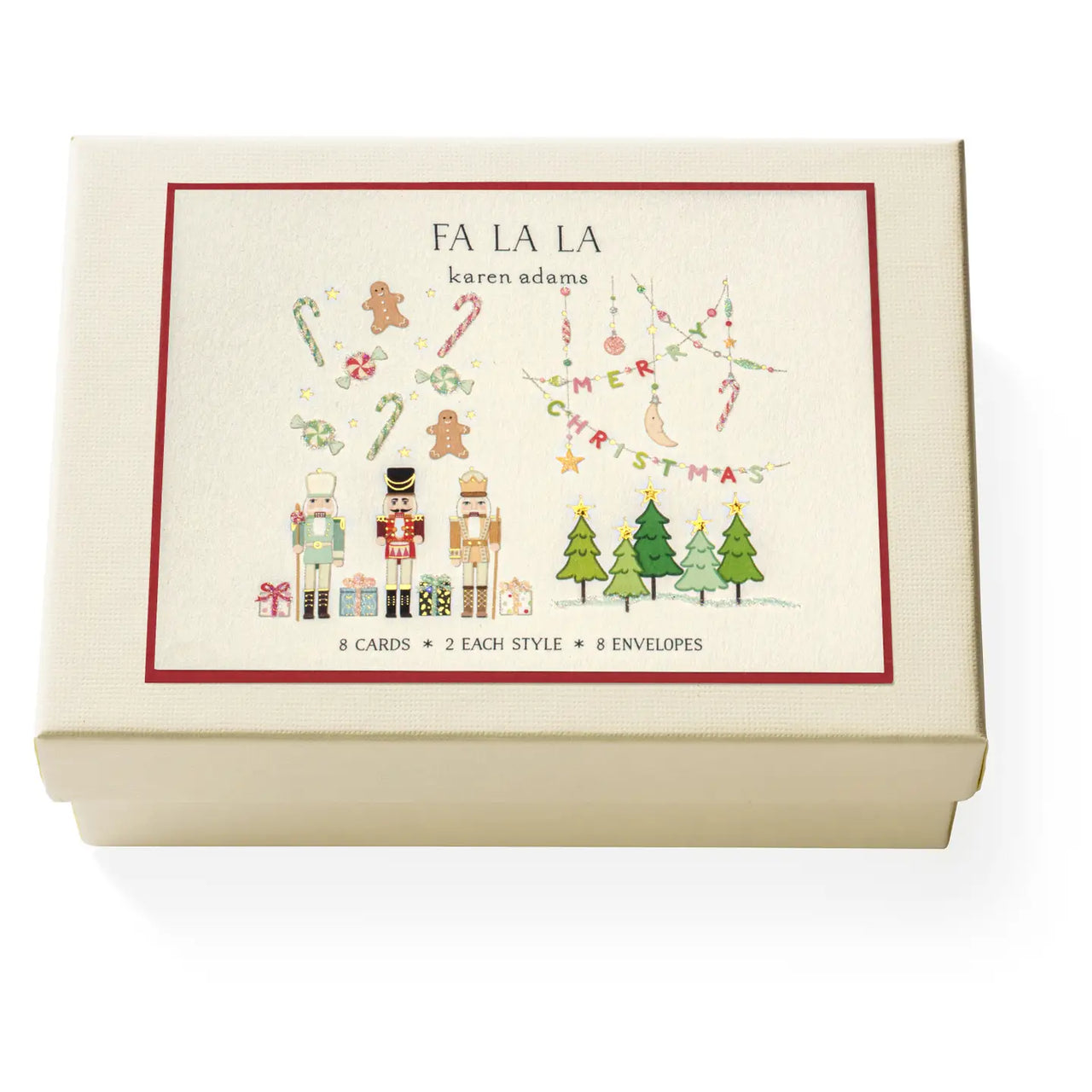 Fa La La Christmas Notecard Set