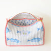 Blue Fish Cosmetic Bag
