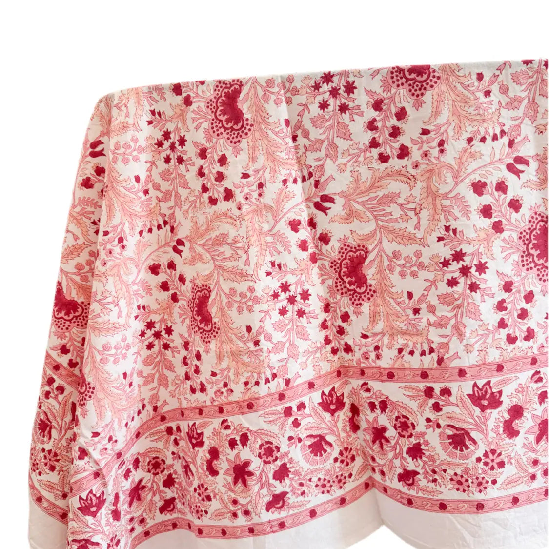 Pink Mimosa 70" Round Tablecloth