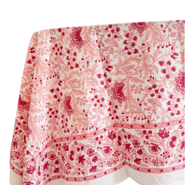 Pink Mimosa 70" Round Tablecloth