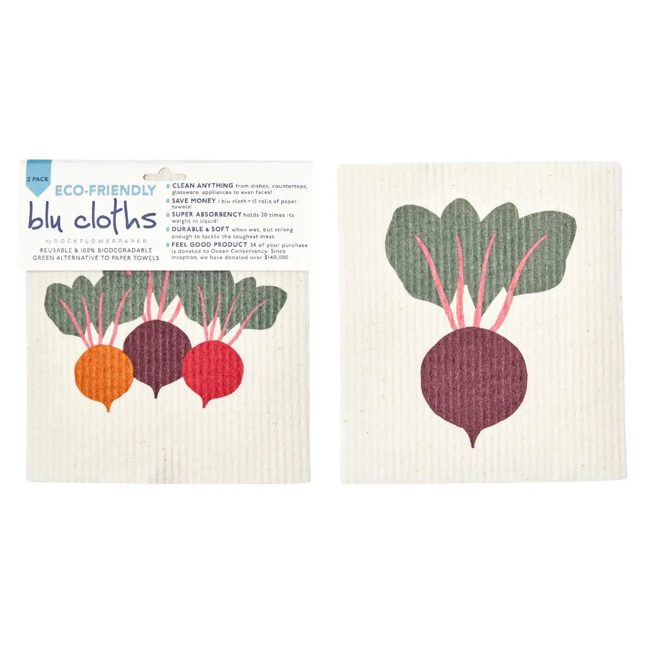 Three Beets blu Reusable Sponge-Cloth