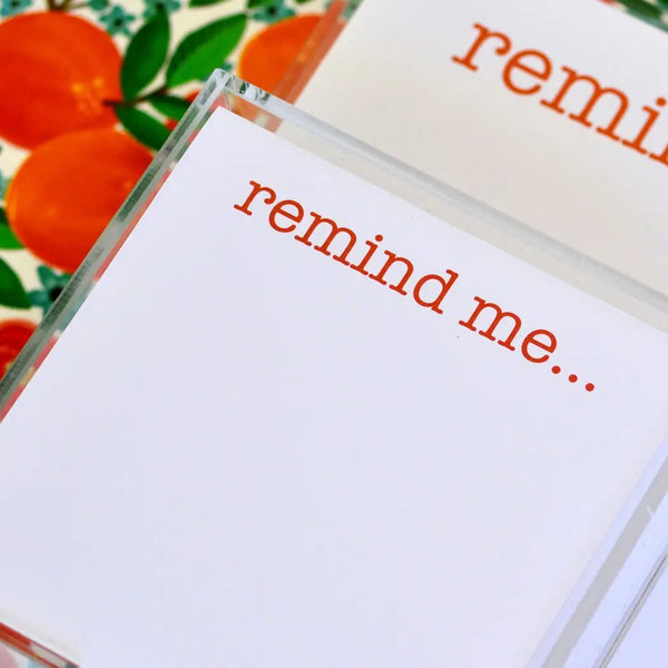 Remind Me Small Notepad