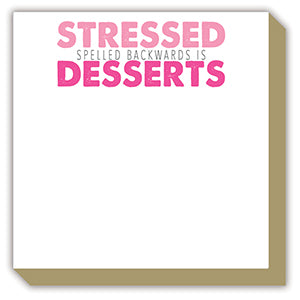 Stressed Luxe Notepad