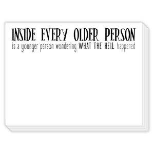 Inside Every Older Person Mini Slab Notepad