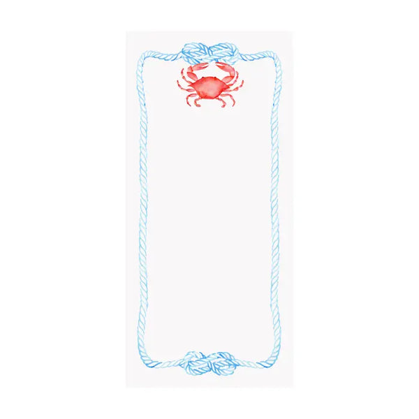 Red Crab Nautical Notepad
