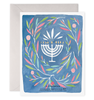 Menorah Hanukkah Greeting Card