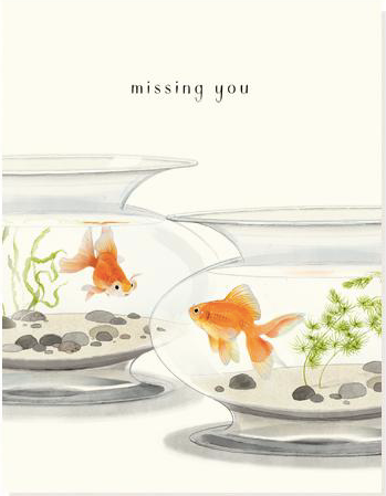 Fish Bowl Greeting Card