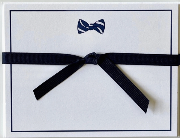 Bow Tie Flat Note Card Set