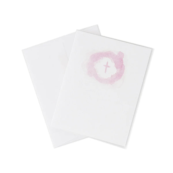 Pink Cross Notecards